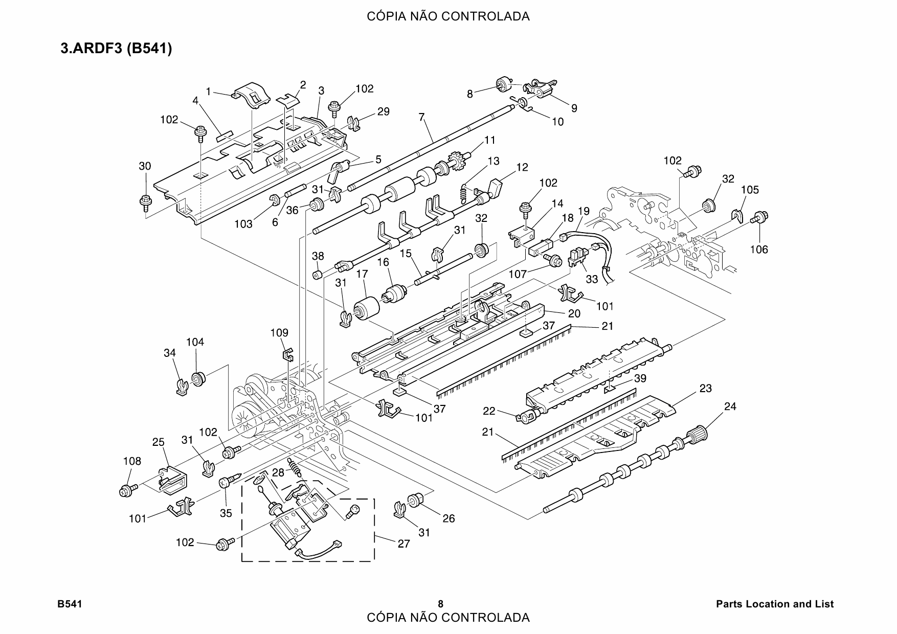 RICOH Options DF76 B541 Parts Catalog PDF download-5 RICOH Options DF76 B541 Parts Catalog PDF download-5